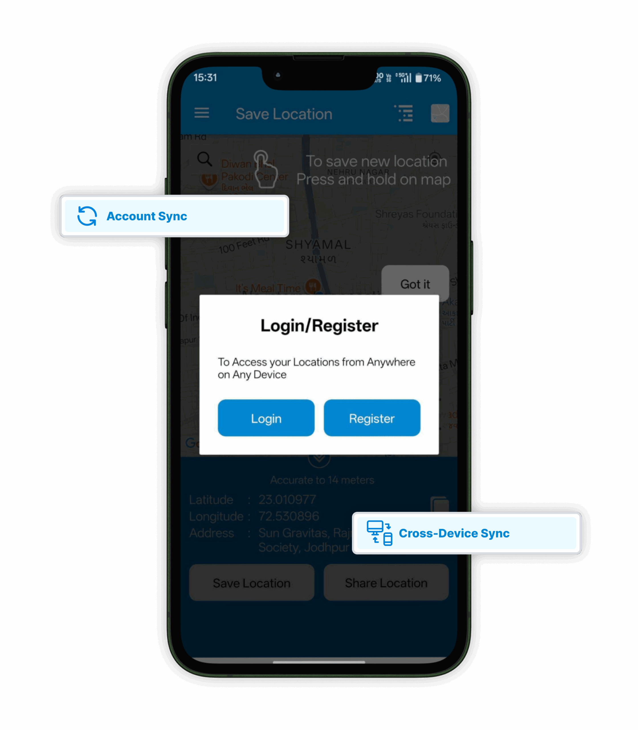 Cross Device Sync