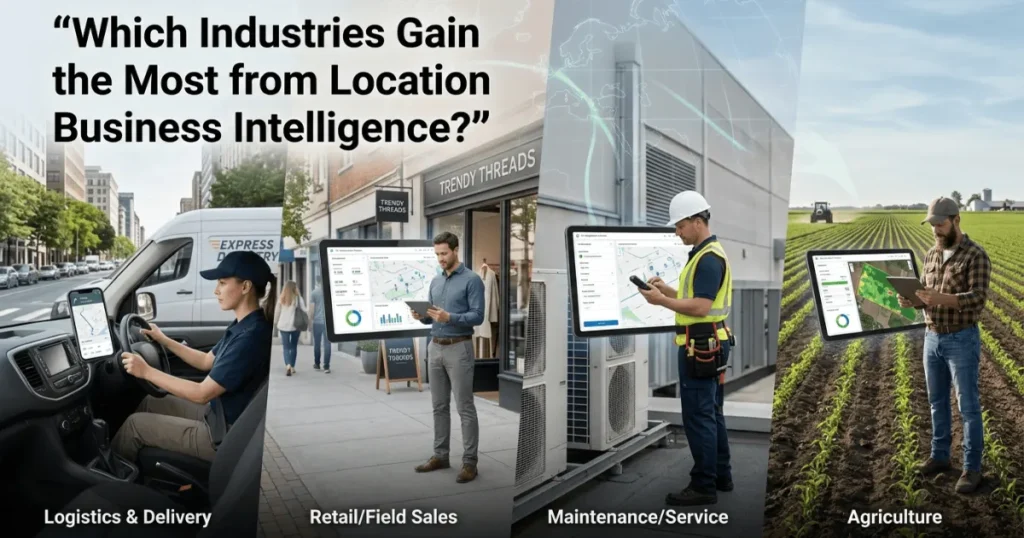 Why Location Data Management is the Future of Business Intelligence 2 Which Industries Gain the Most from Location Business Intelligence 1