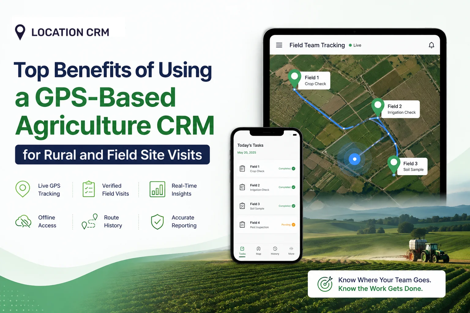 GPS-Based Agriculture CRM for Rural and Field