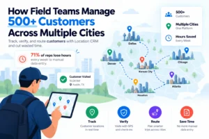 Field Teams Manage 500+ Customers Across Multiple Cities