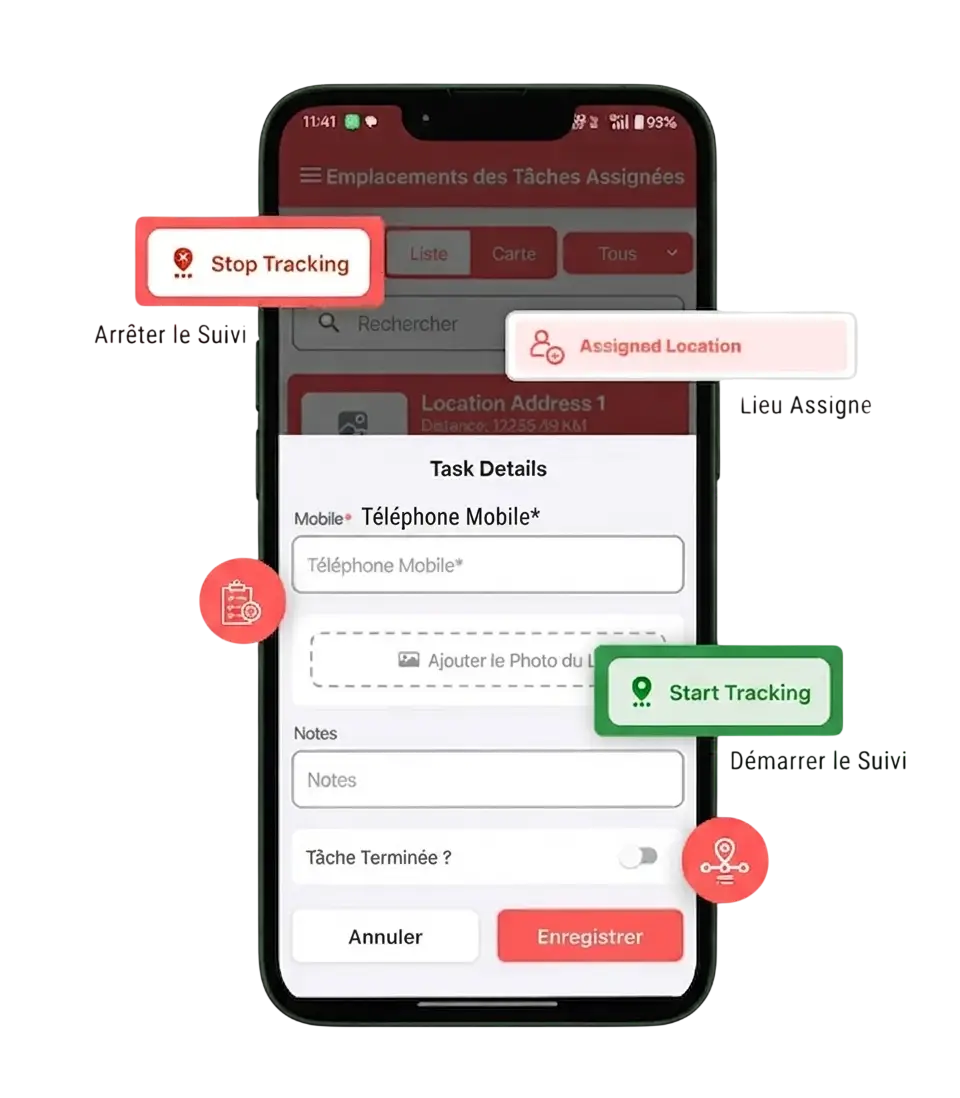 Location Verification Tracking Reporting FR
