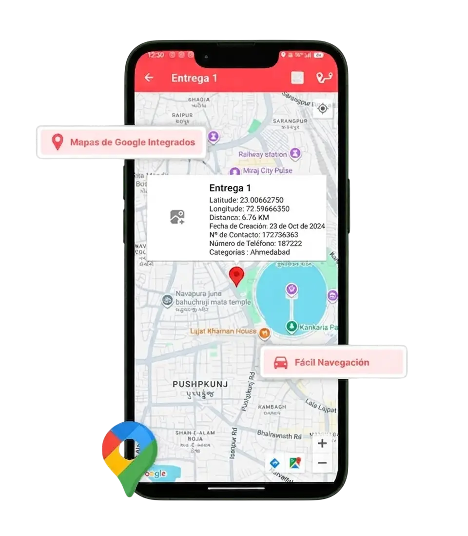 Map Functionality In App UX Features ES