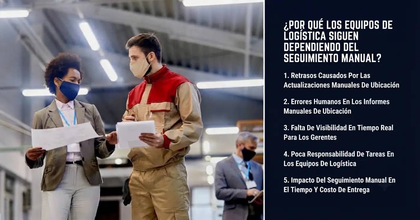 las empresas de logística siguen dependiendo del seguimiento manual