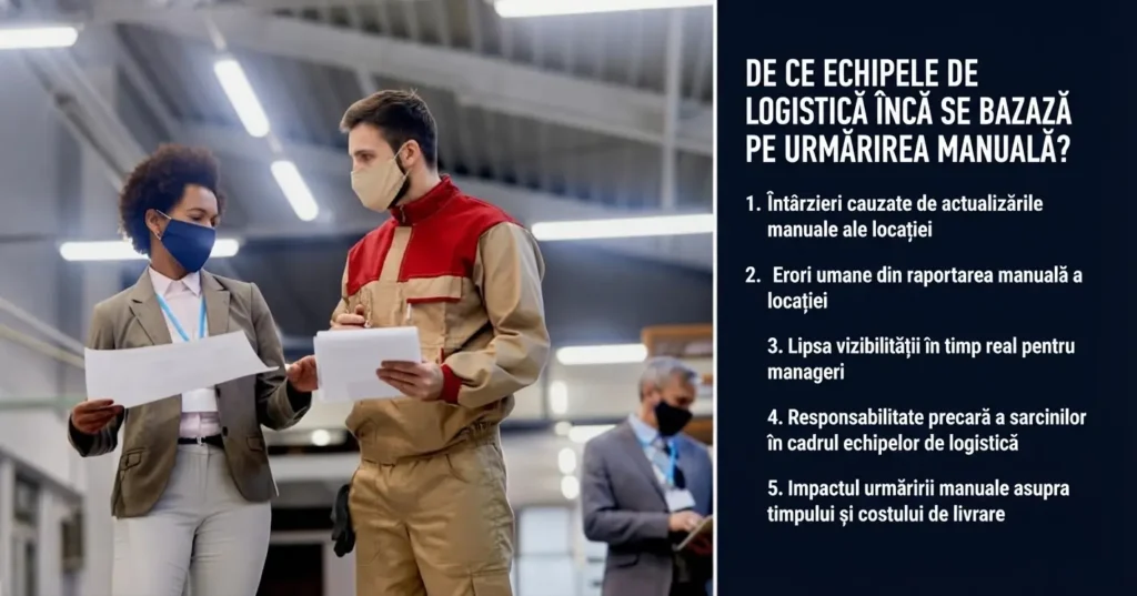 companiile de logistică se bazează încă pe urmărirea manuală