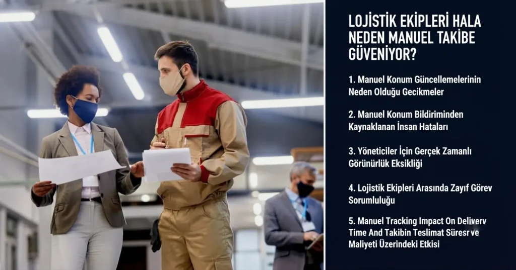 lojistik işletmeleri hala manuel takibe güveniyor